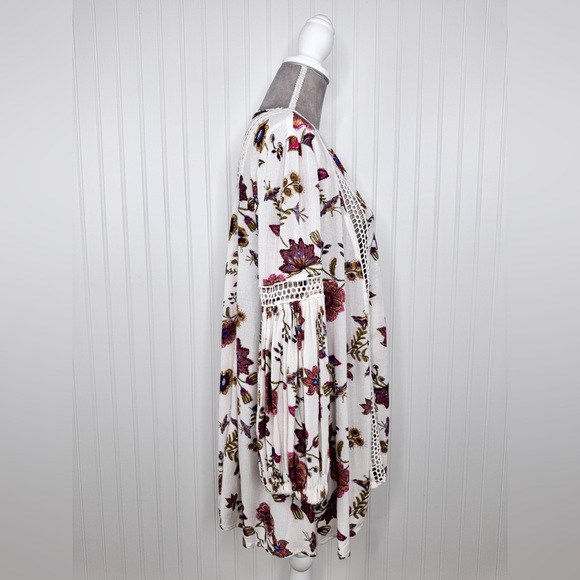 Free People Women Floral Tunic Size Small - Picture 3 of 8